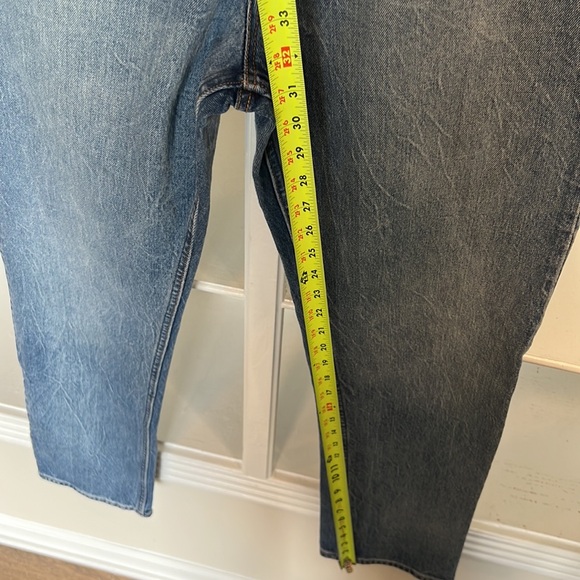 Gap Cone Denim 100% Cotton Slim Straight Jeans Medium Indigo - 30T - Picture 6 of 9